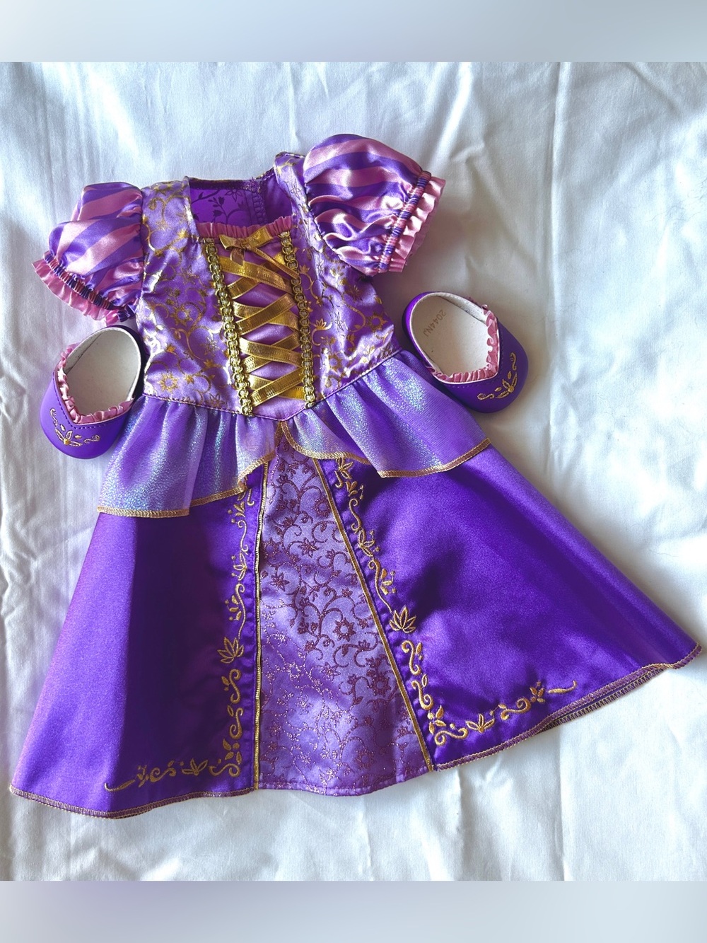 Brand New AG x Disney Playline Rapunzel Dress & Shoes